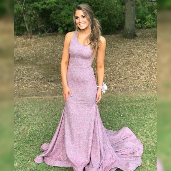 Jovani Glitter Prom Dress - Picture 1 of 4